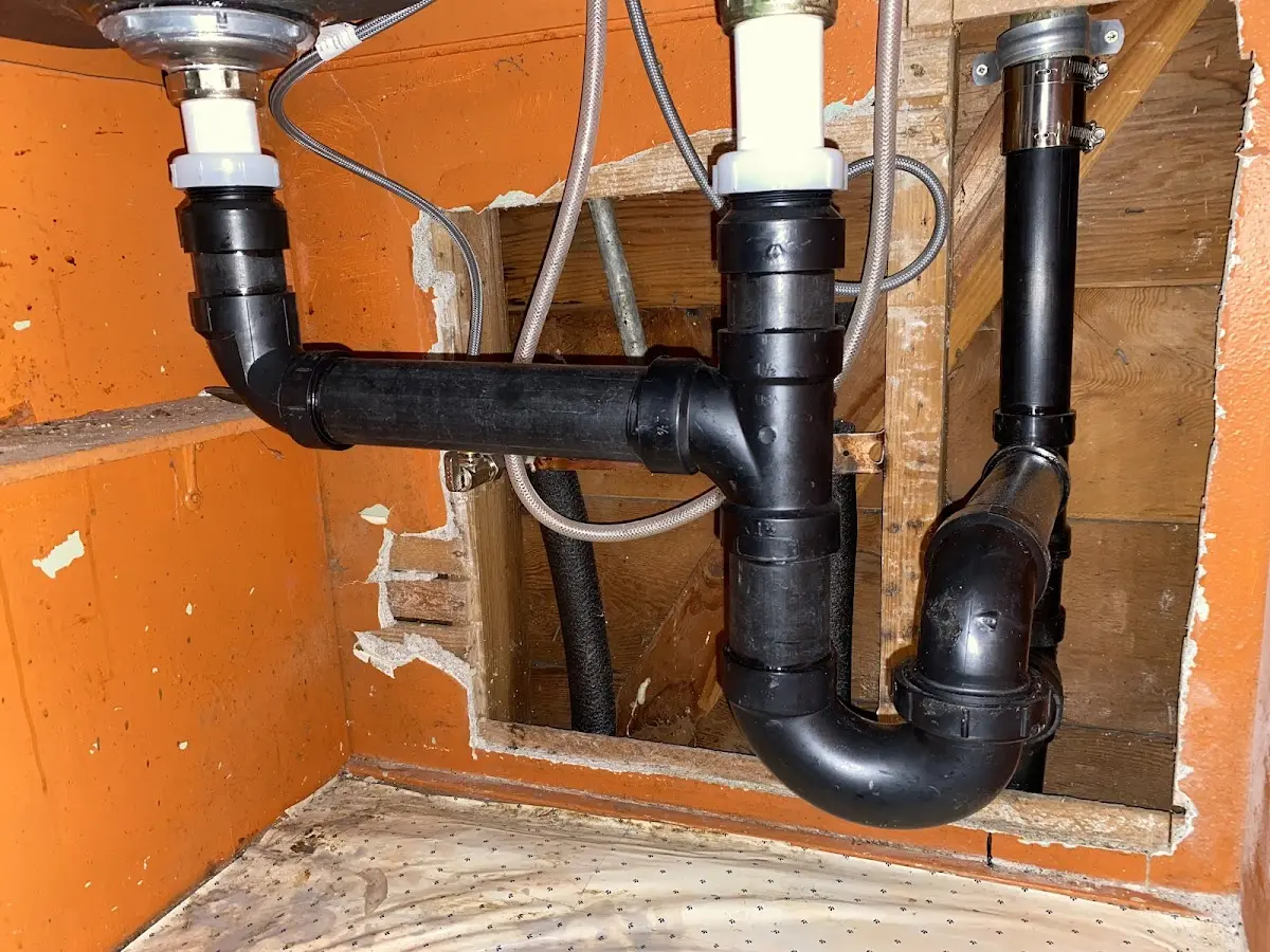 Professional Repiping Services equipment and tools on the job in Marengo